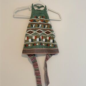 Altar’d State Tribal Print Halter Top backless